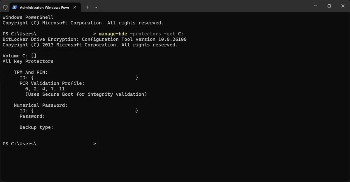 BitLocker Manage Powershell